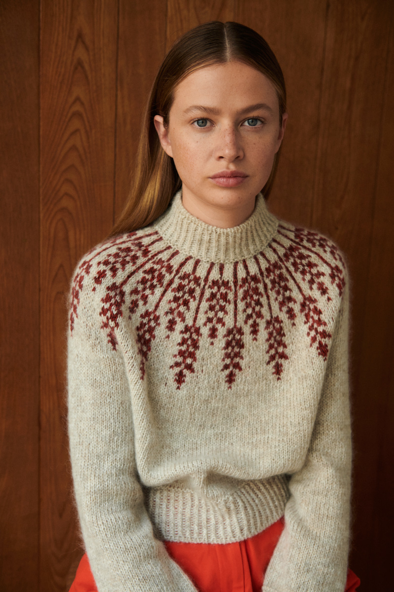 Isager Lupin Sweater kit tricot pull