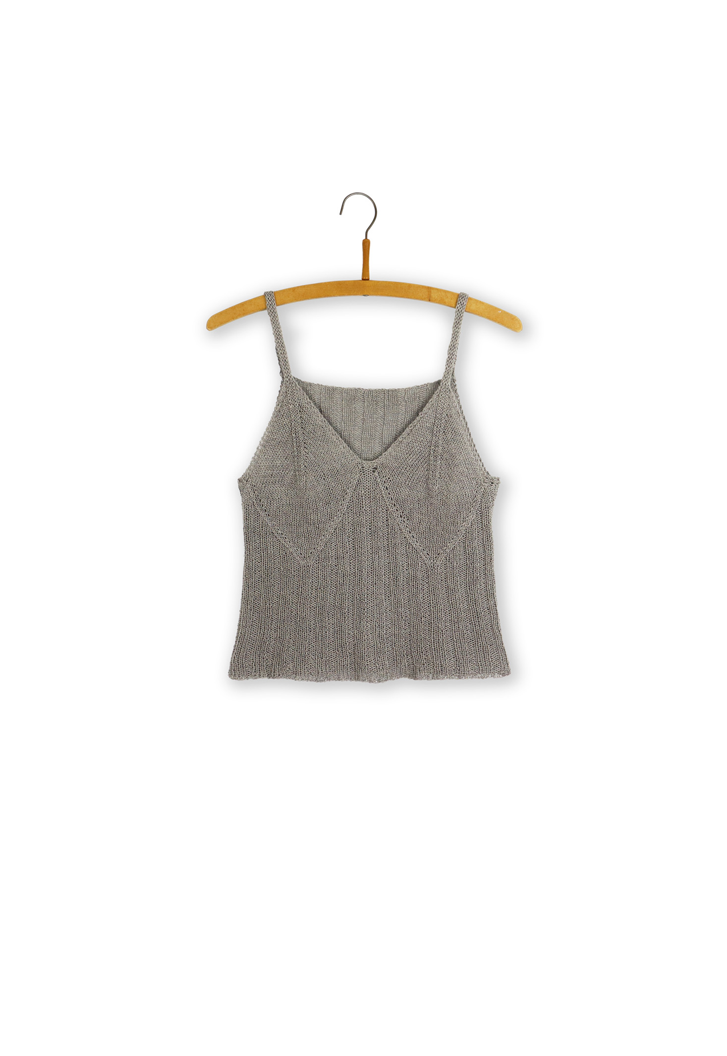 Isager Shell Top kit tricot débardeur femme