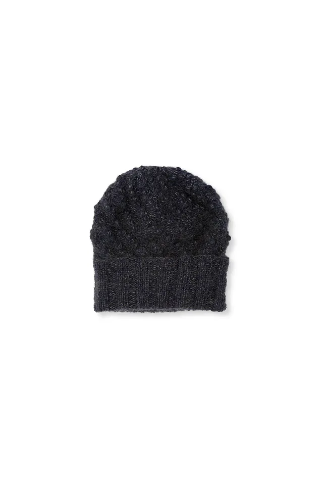 Isager Coal Hat Tweed Scarf patron bonnet écharpe