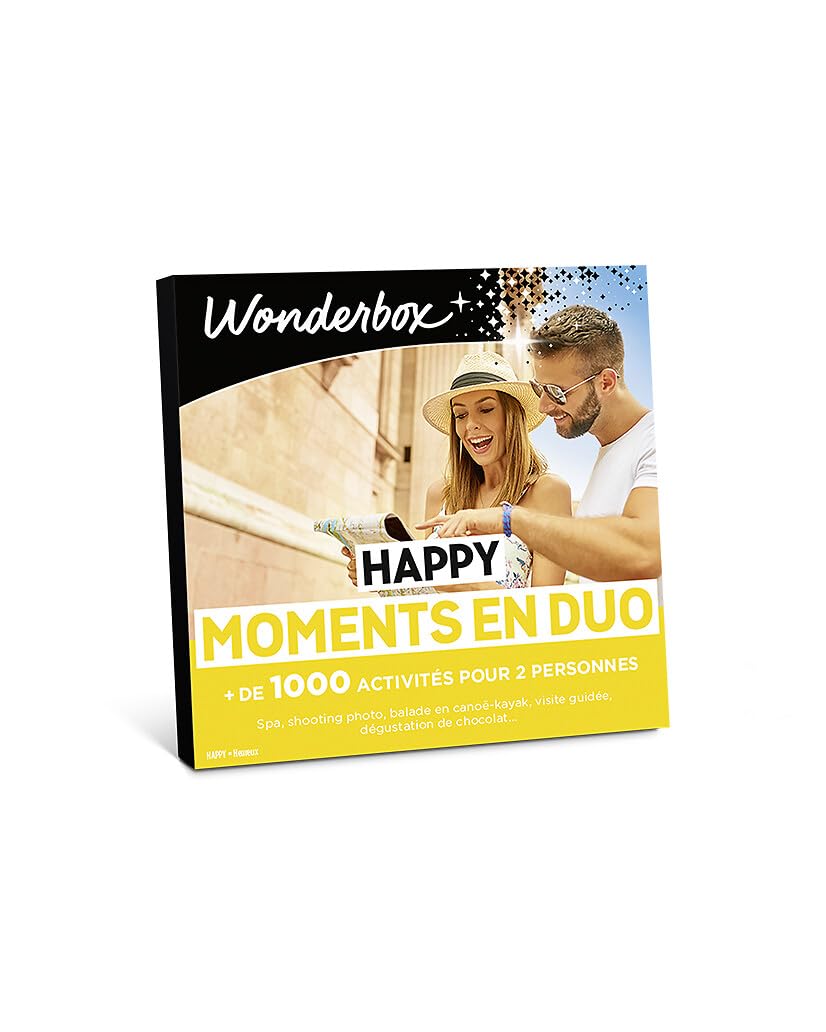Wonderbox Happy Moments en Duo coffret cadeau multi activités