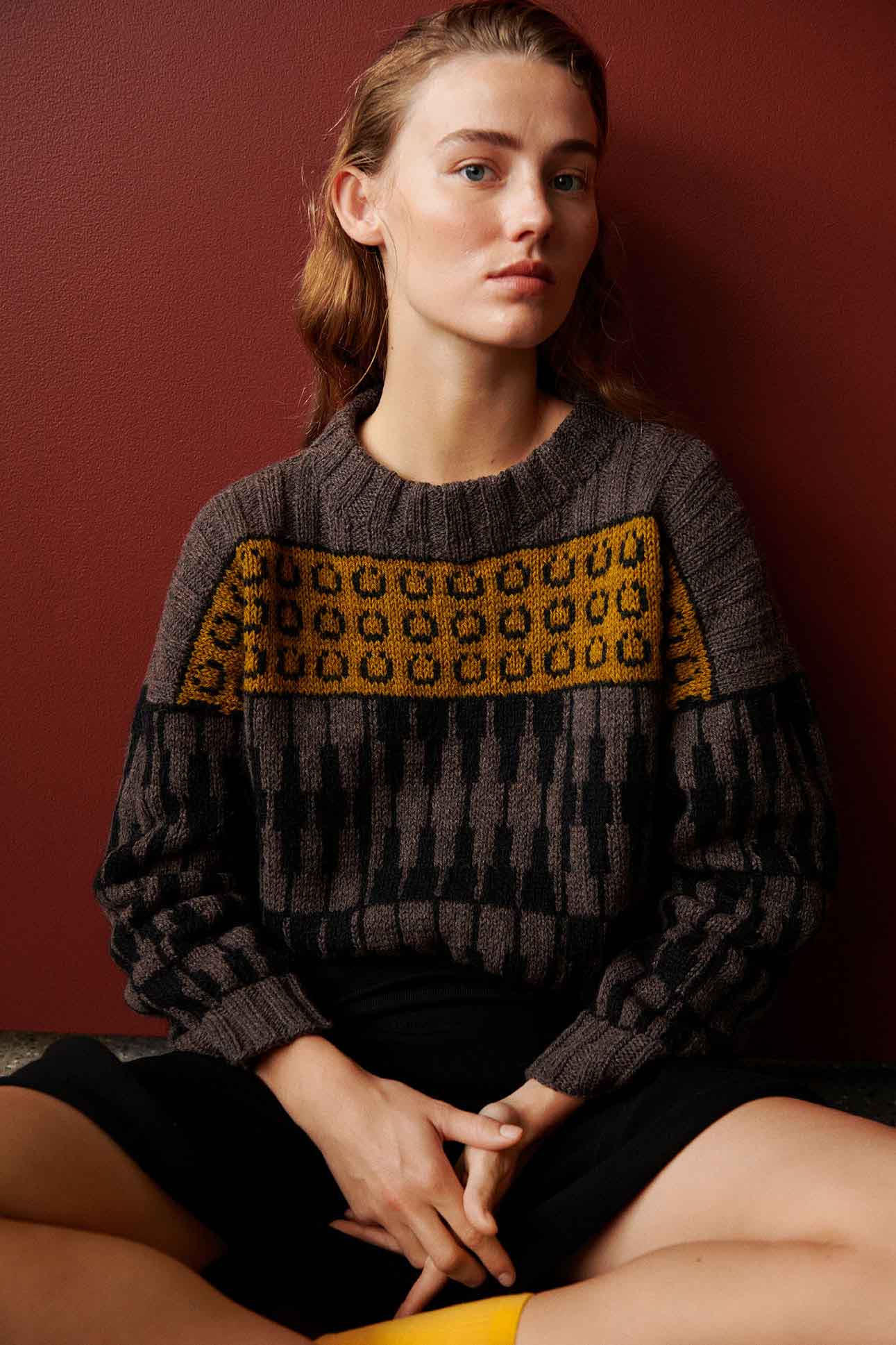 Isager Uganda kit tricot pull