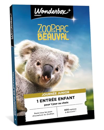 Wonderbox ZooParc Beauval coffret cadeau 1 enfant