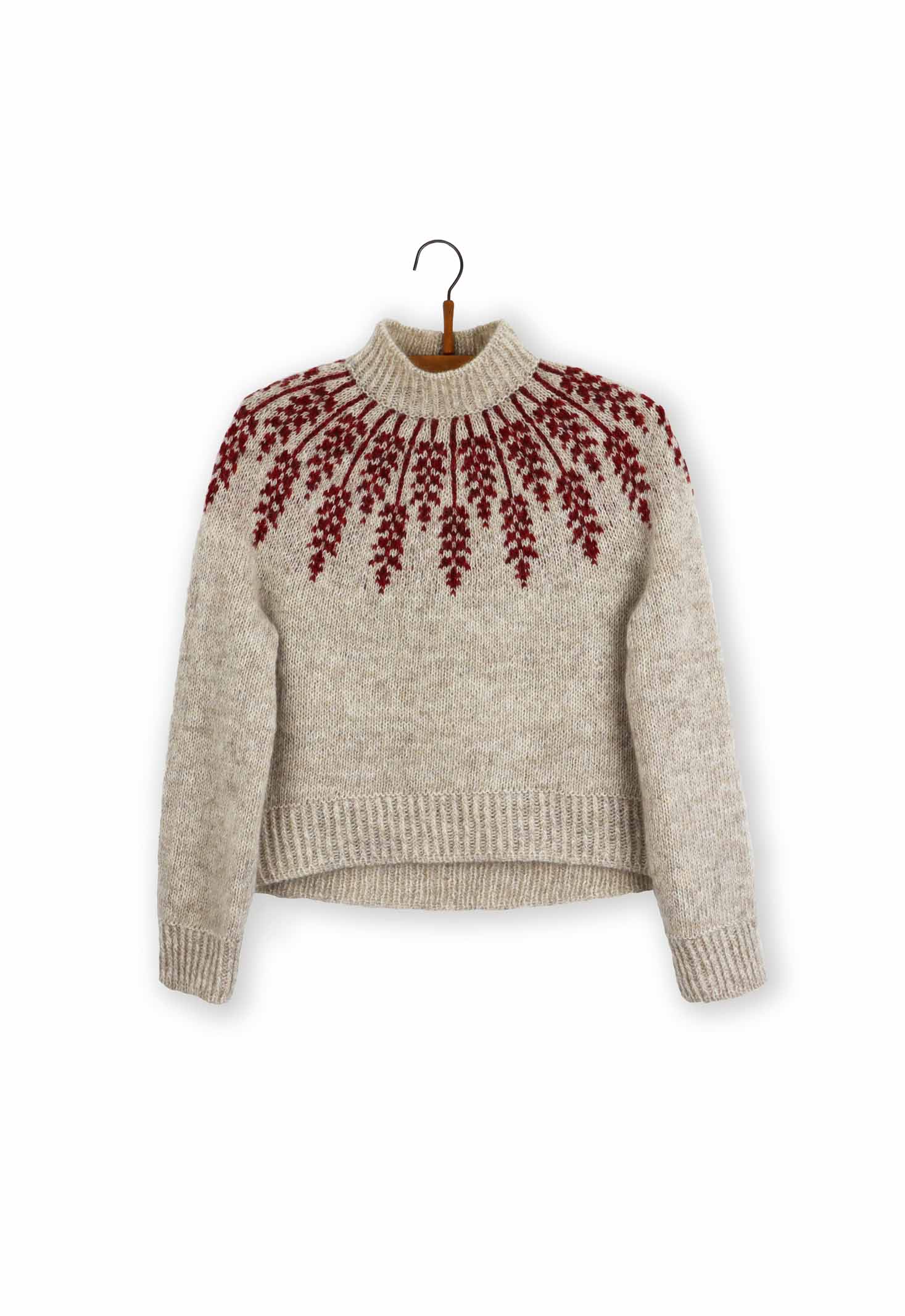 Isager Lupin Sweater kit tricot pull laine