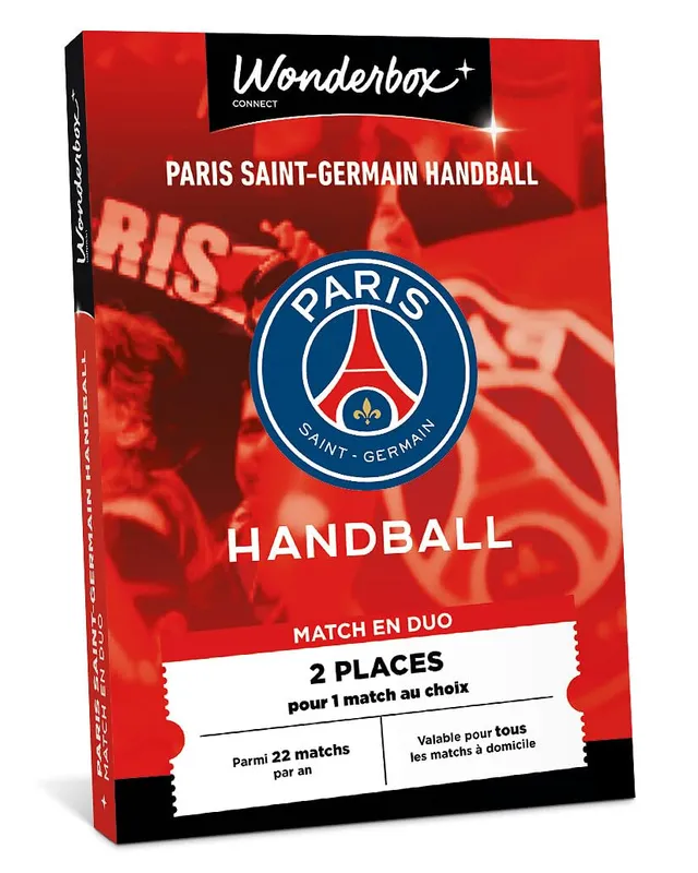 Wonderbox PSG Handball coffret cadeau 2 places match handball
