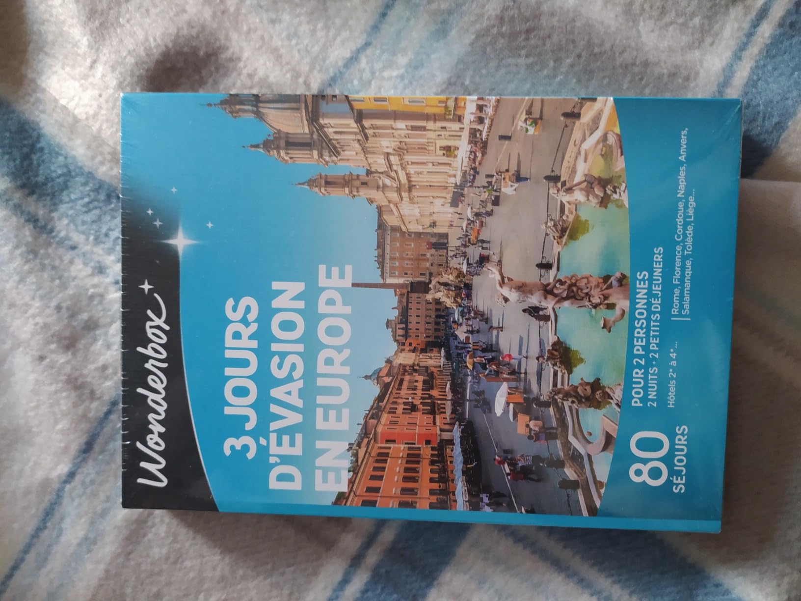 Wonderbox 3 Jours Évasion en Europe coffret séjour 2 nuits 2 pers
