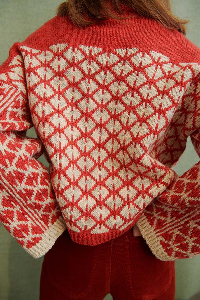 Isager Yarn Kits Åse sweater kit tricot pull femme