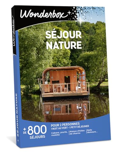 Wonderbox Séjour Nature coffret cadeau nuit verte