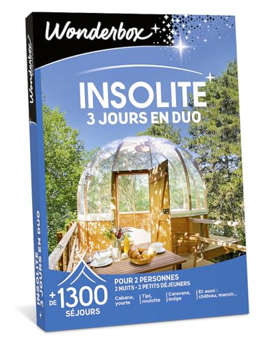 Wonderbox Séjour & week-end coffret insolite 3 jours duo 2 nuits
