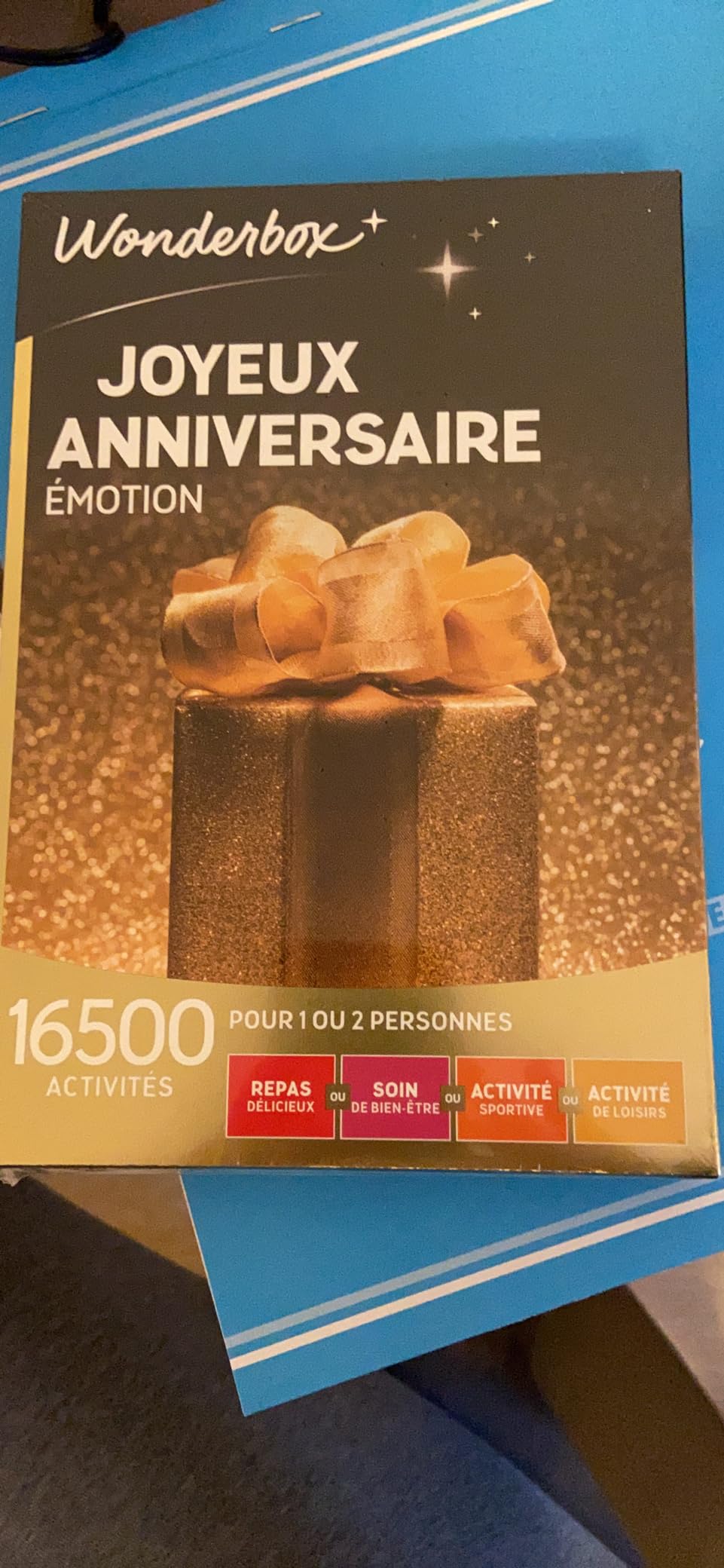 Wonderbox Joyeux Anniversaire Émotion coffret cadeau 1 ou 2 pers