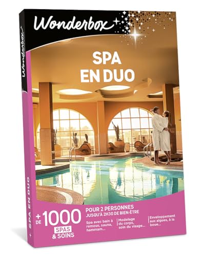 Wonderbox Spa En Duo coffret cadeau 2 personnes soin 2h30