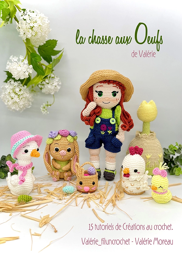 Valerie Fil Un Crochet Les Livres La Chasse aux Oeufs livre crochet A4