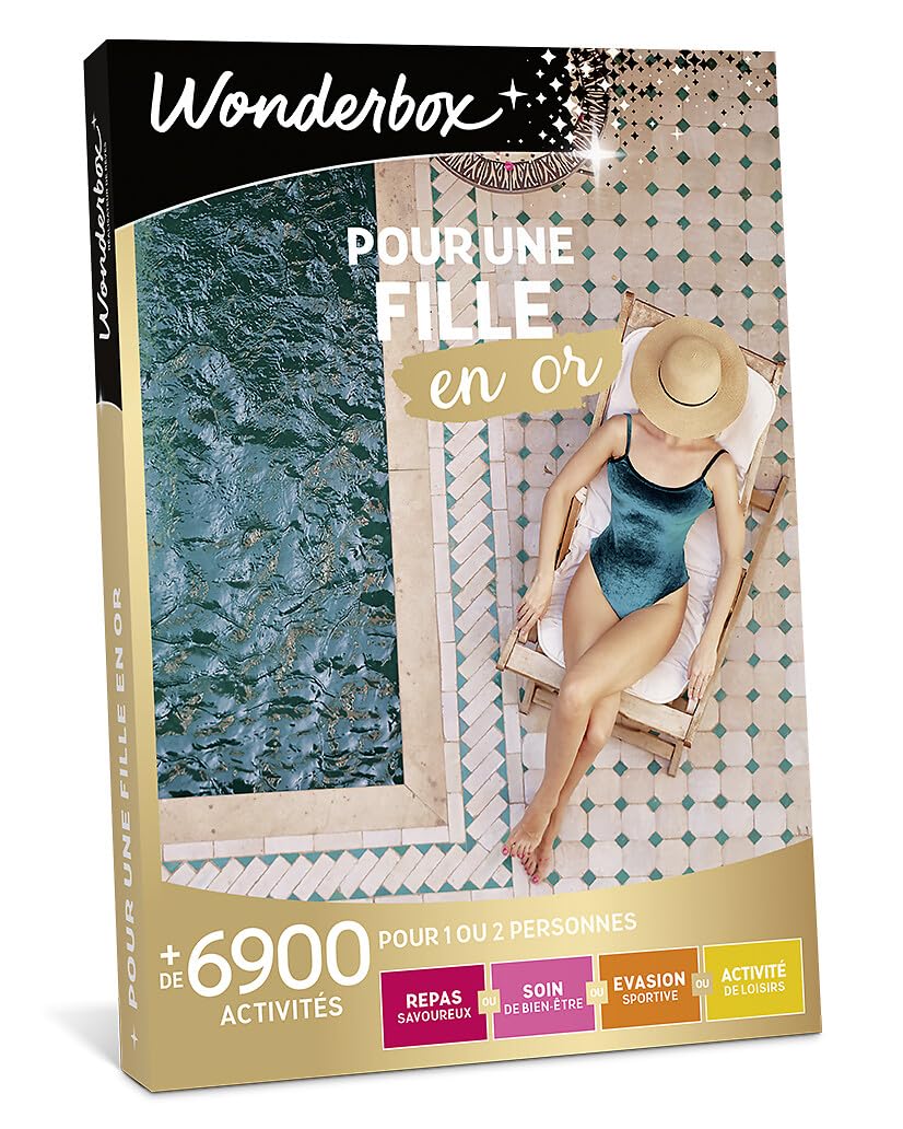 Wonderbox Multi-thèmes Fille Gars en Or coffret cadeau elle lui