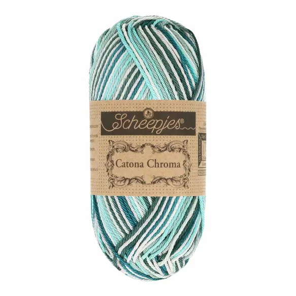 Scheepjes Catona Chroma 010 fil coton multicolore