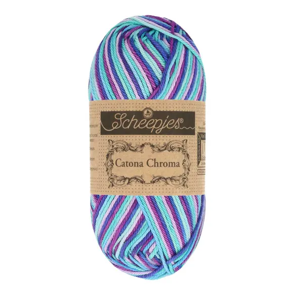 Scheepjes Catona Chroma 024 fil coton dégradé 50 g