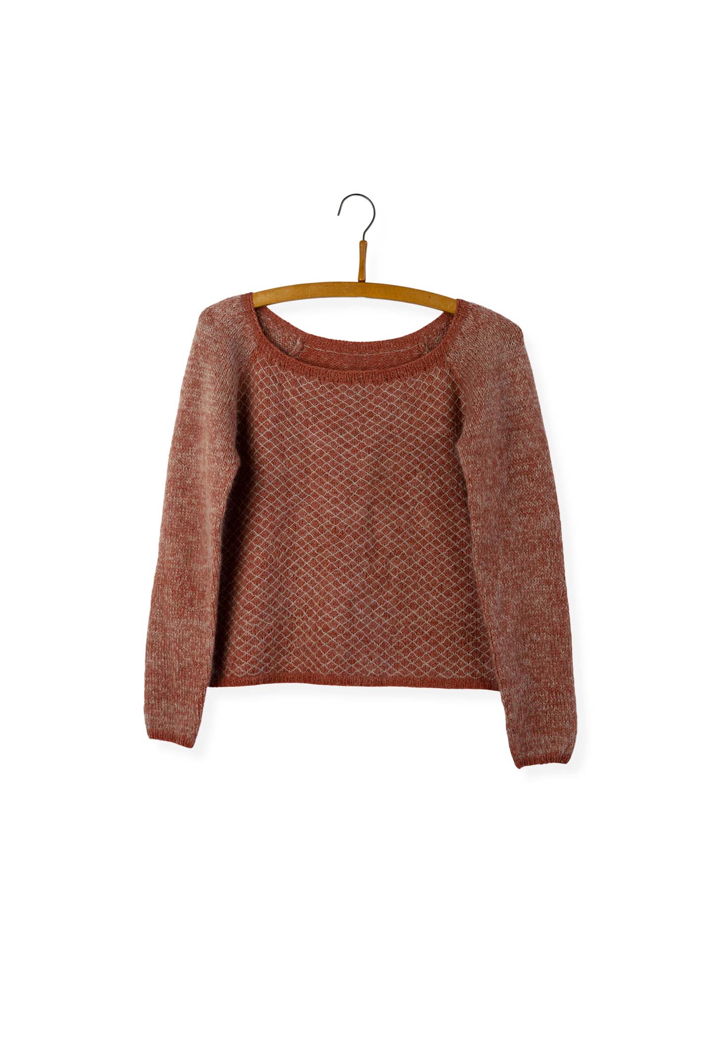 Isager Ingefærblomst kit tricot pull femme