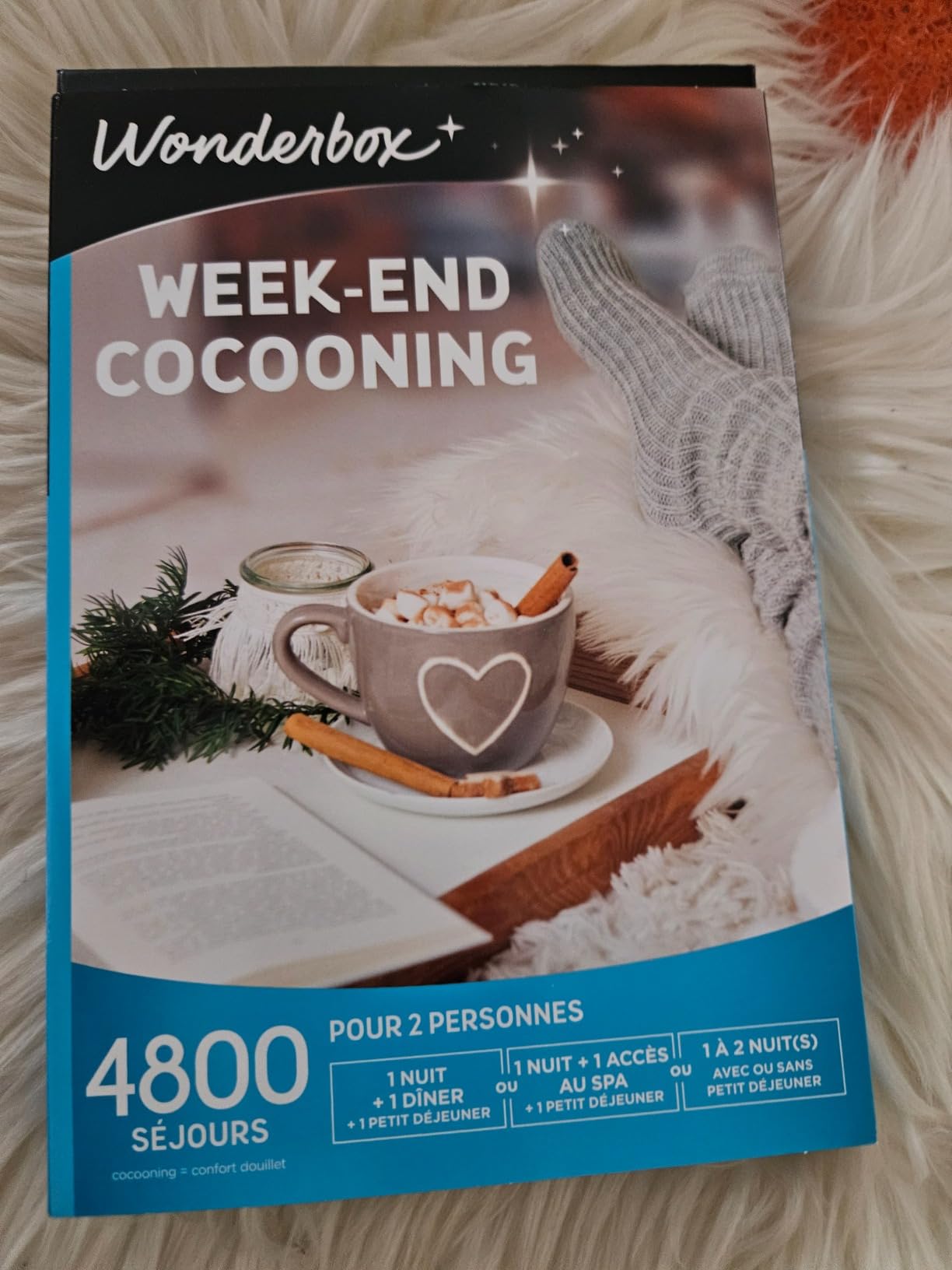 Wonderbox Week-End Cocooning coffret séjour 2 pers.