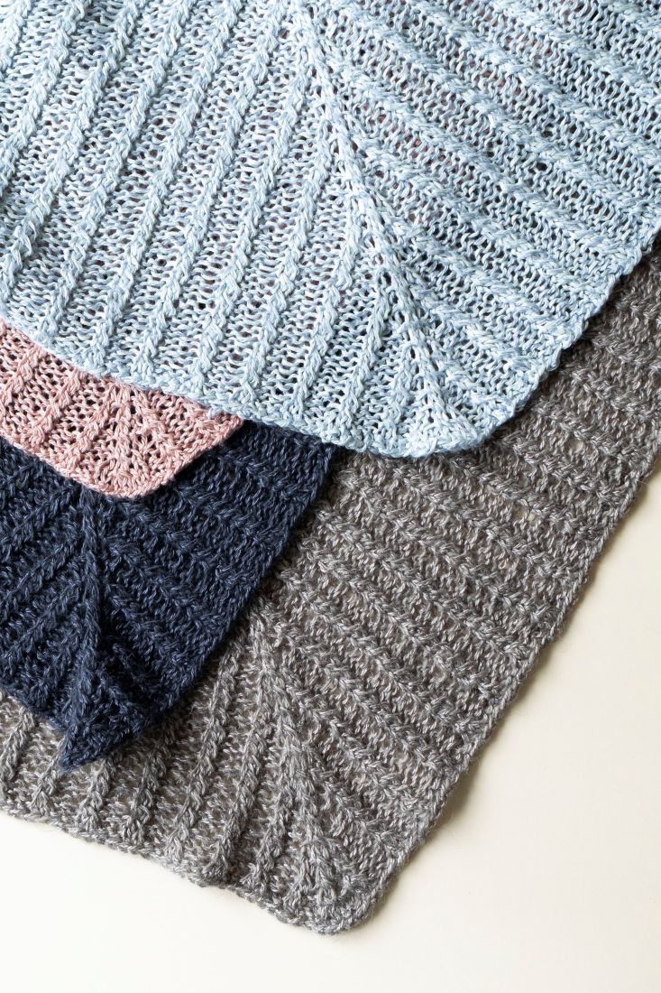 Isager Yarn Kits Willow Scarf kit tricot écharpe