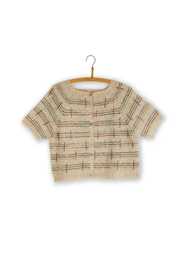 Isager Keep It Simple kit tricot pull manches courtes