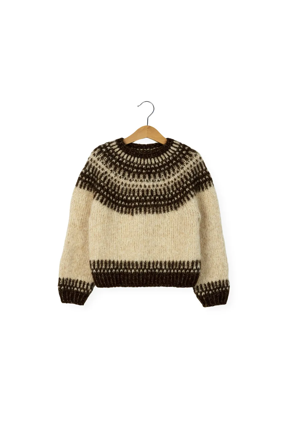 Isager Yarn Kits Badger kit tricot laine pull