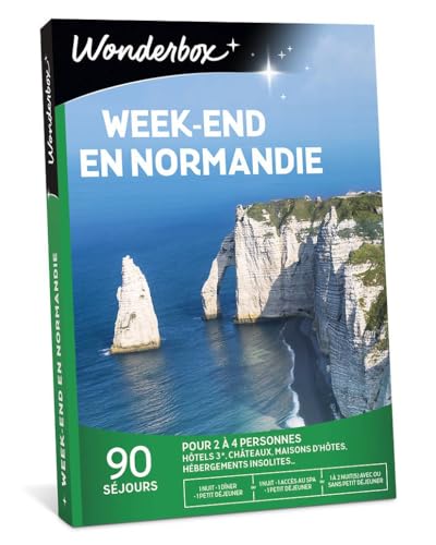 Wonderbox Week-End en Normandie coffret séjour 90 séjours 2 à 4 pers