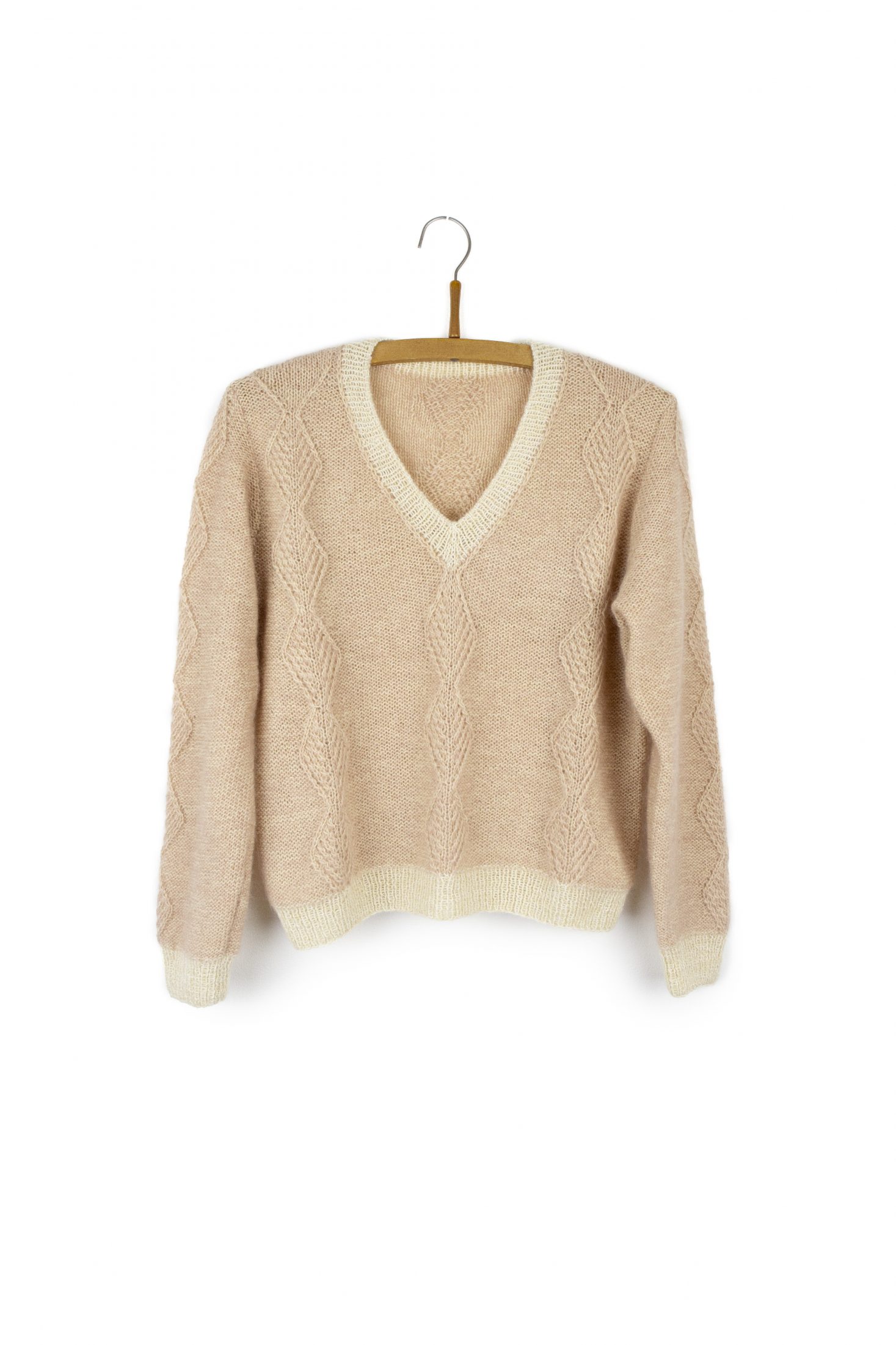 Isager Frosty opskrift patron tricot pull hiver