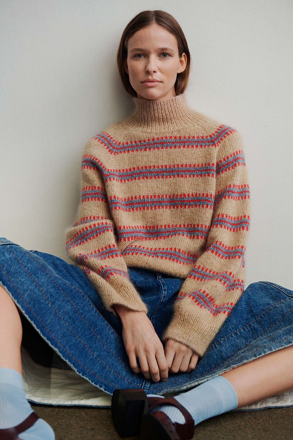 Isager Yarn Kits Norma sweater kit tricot pull