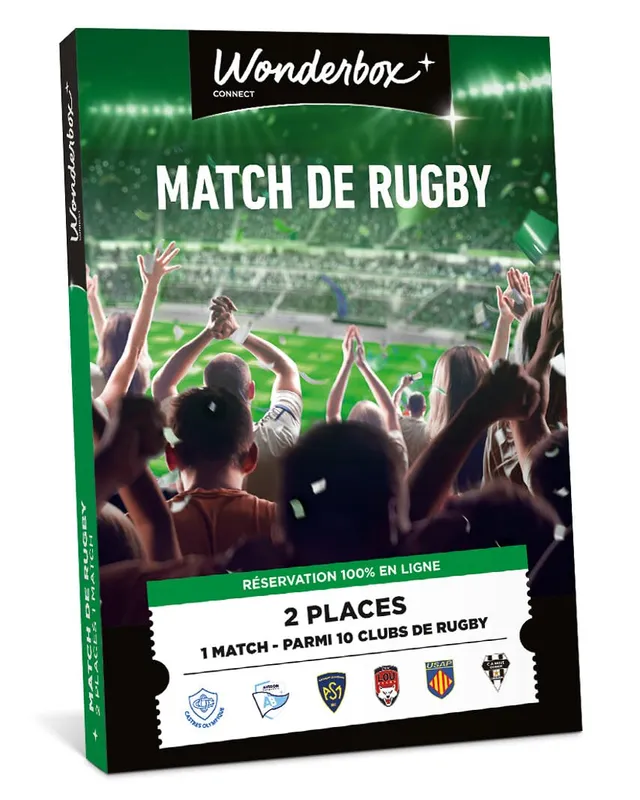 Wonderbox Évènements Sportifs 100% Rugby coffret 2 pers.