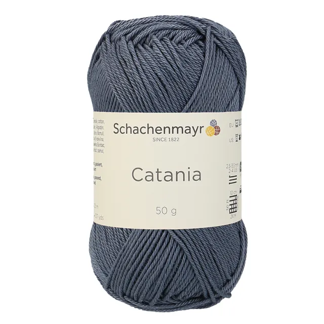 Schachenmayr Catania 0393 fil coton graphit 50g