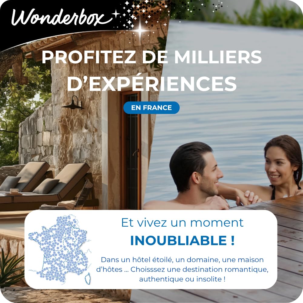 Wonderbox Mille et Une Nuits de Charme coffret séjour 1 nuit 2 pers