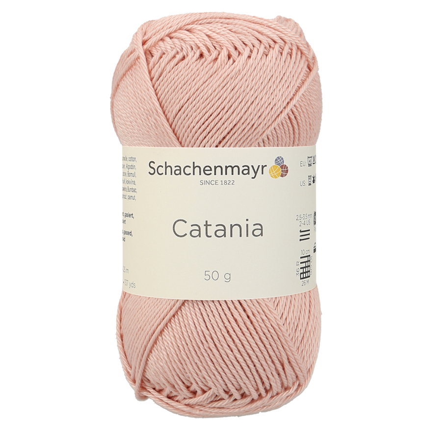 Schachenmayr Catania 0433 fil coton crochet pelote 50 g Rose Gold