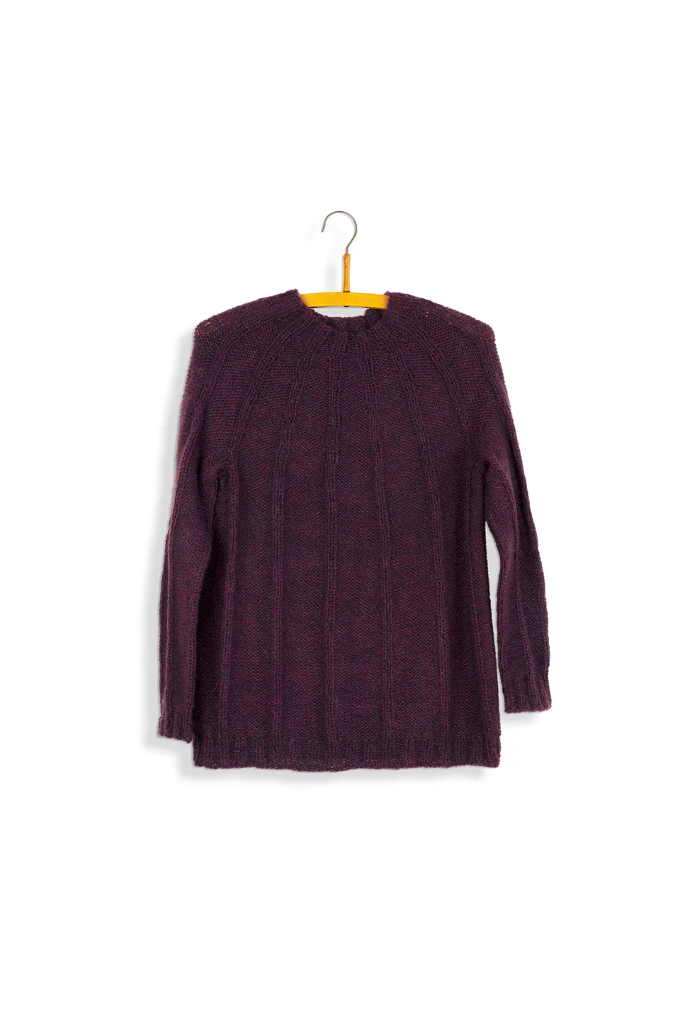Isager Yarn Kits Trøje Rødbede kit tricot pull laine