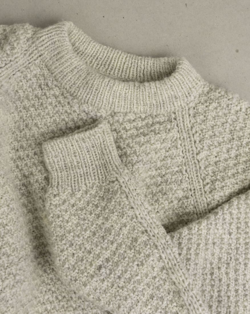 Isager Fabian Sweater Tannisby kit tricot pull laine