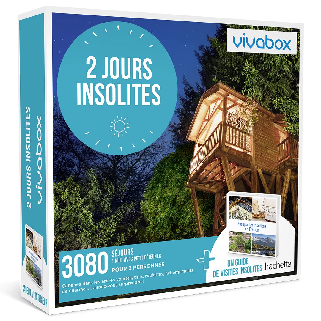 Wonderbox Séjour & week-end 2 Jours Insolites coffret cadeau 2 pers