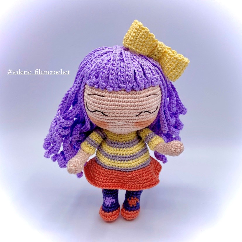 Lila signe avec bébé tutoriel crochet bébé