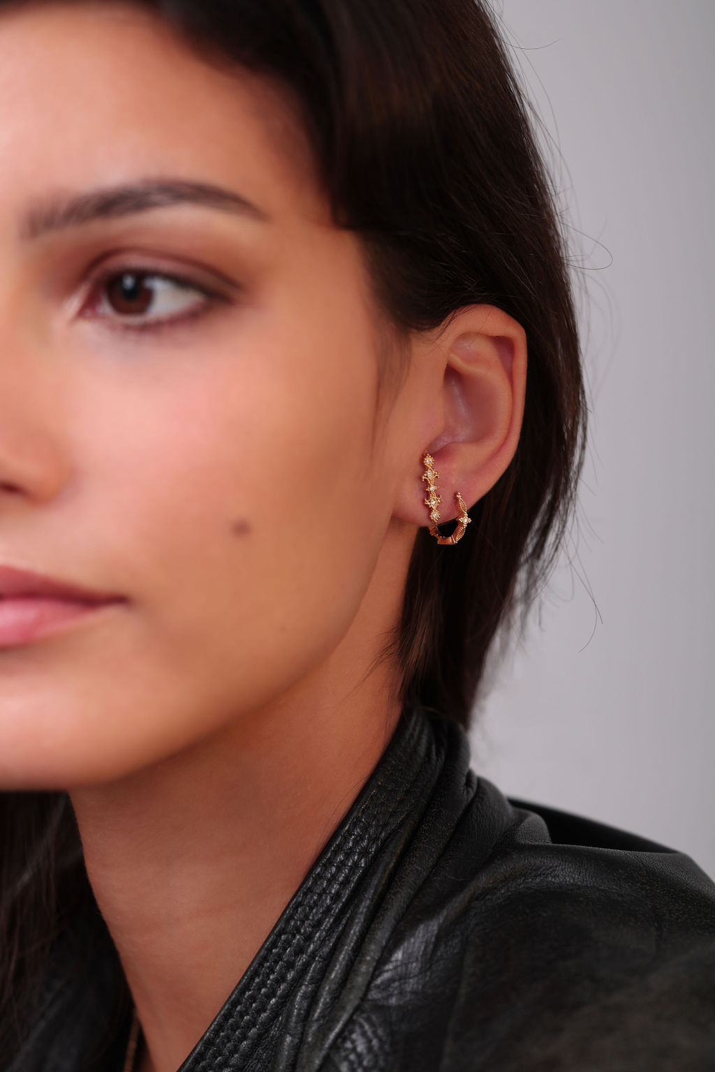 ANGÈLE BROUSSE Greta boucle d’oreille tige or diamant