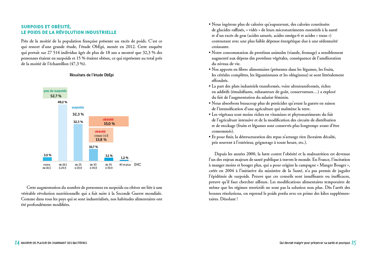 Souccar Editions Maigrir de plaisir livre broché microbiote
