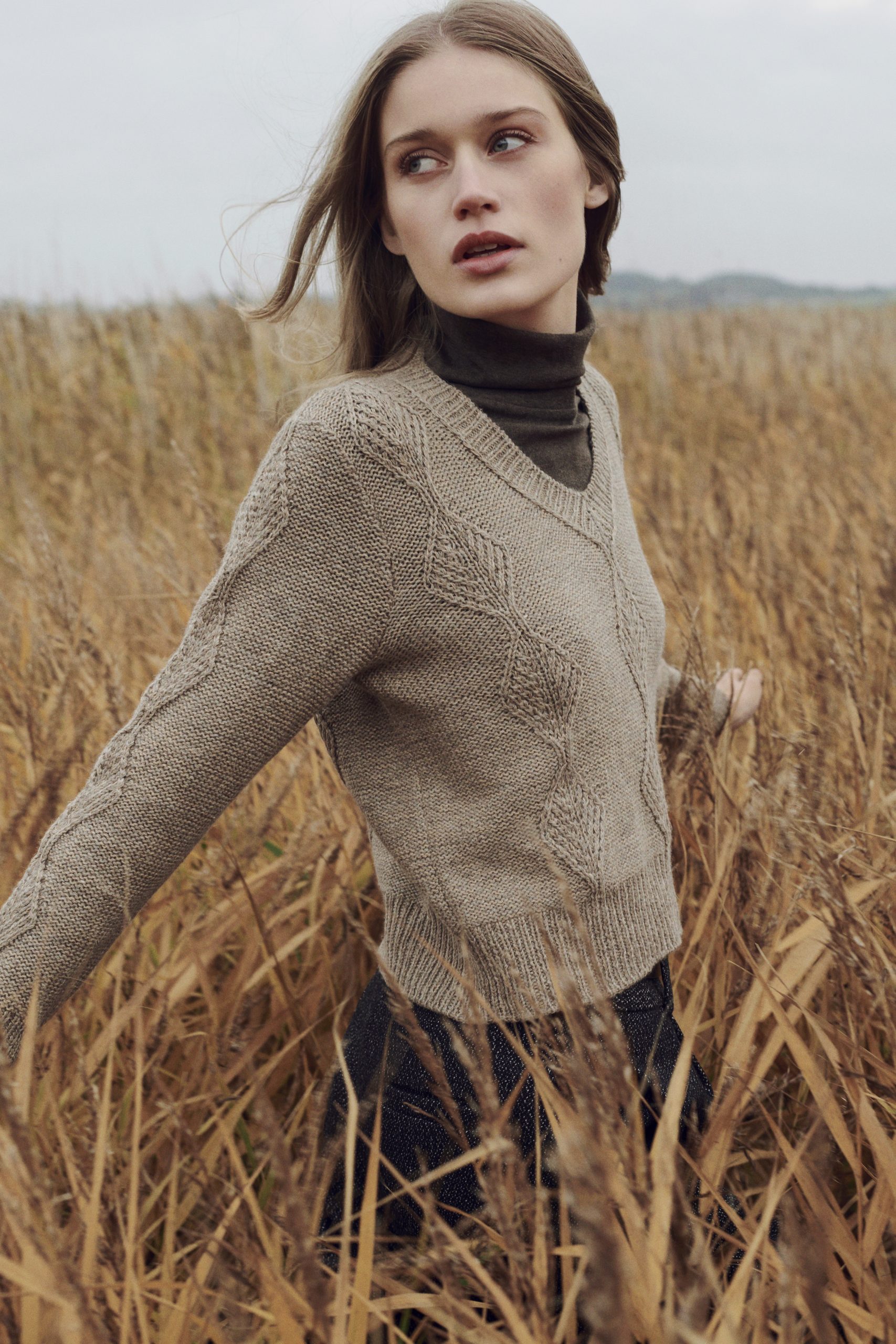 Isager Yarn Kits FOREST blouse kit tricot blouse femme