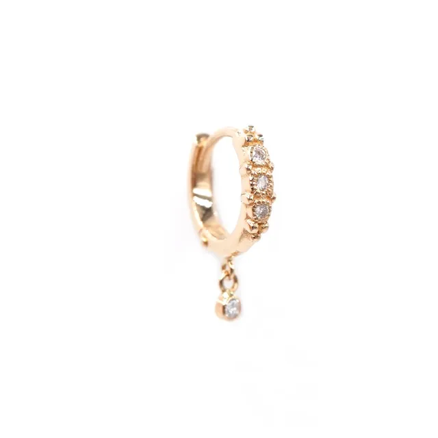 Angèle Brousse Susie créole pampille or jaune 18 carats