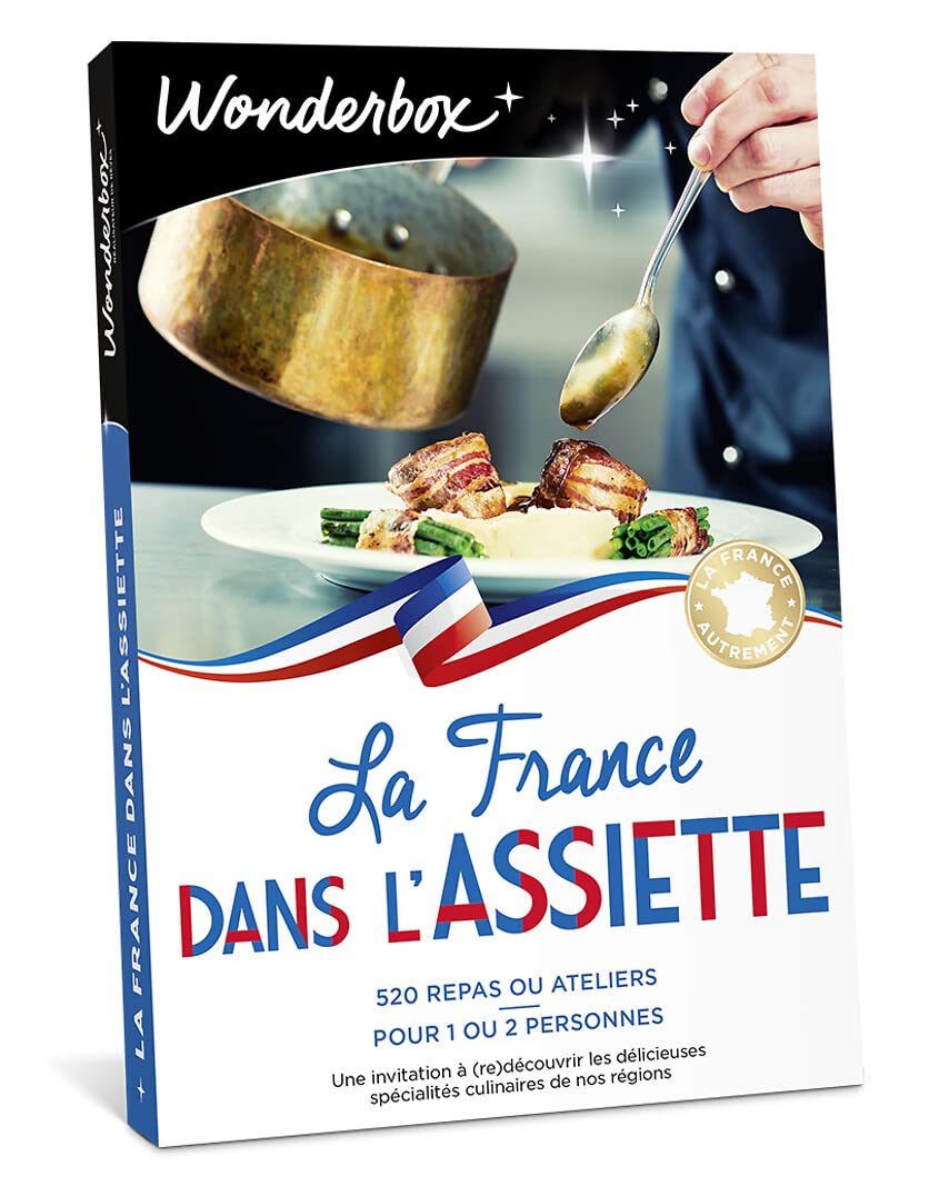 Wonderbox La France dans l'assiette coffret repas 1-2 pers 520