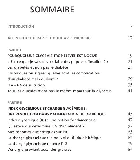 Souccar Editions Le nouveau régime IG diabète livre broché IG