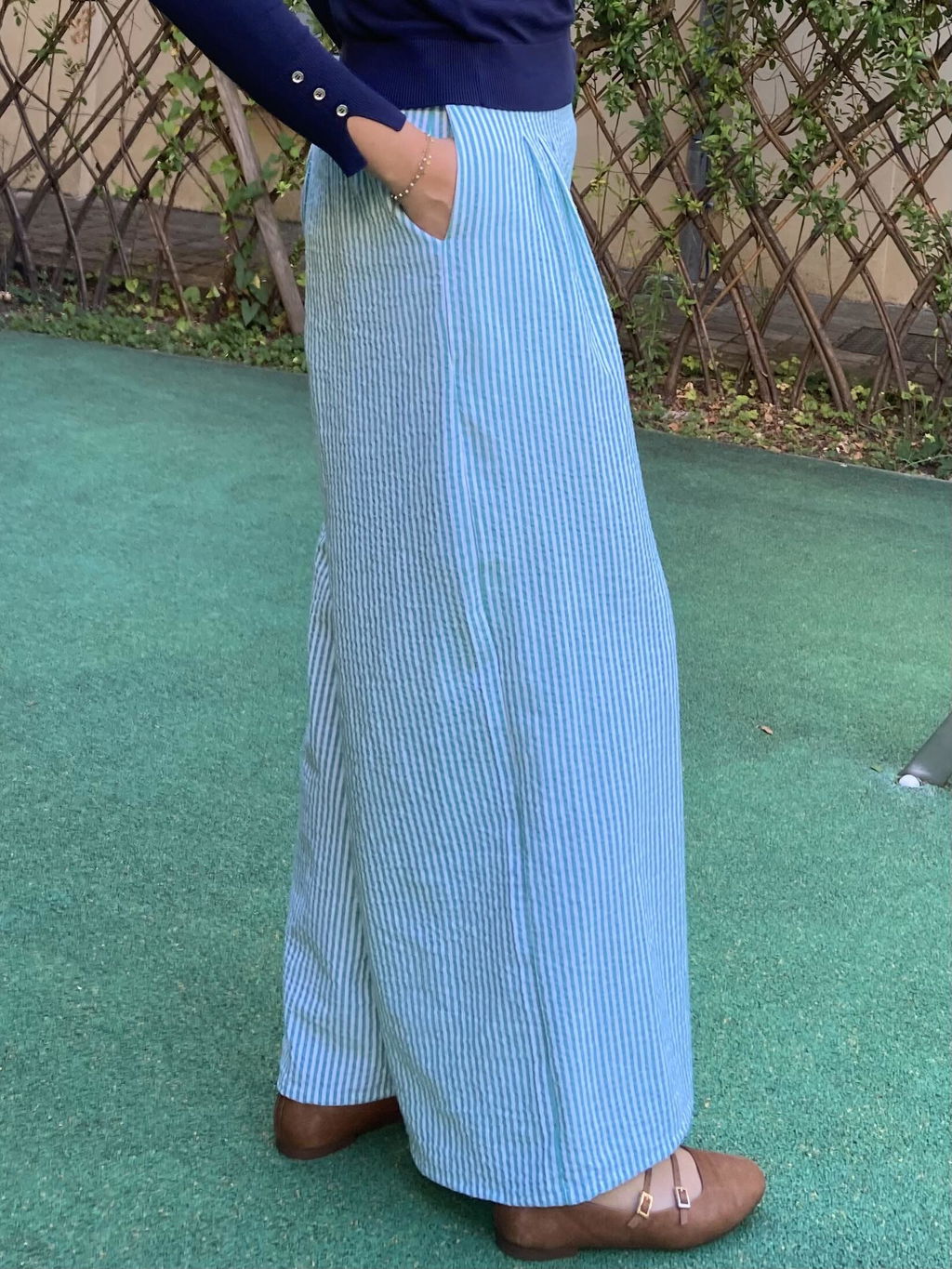 Laeti & Léa Andromède 32-52 patron couture pantalon PDF palazzo