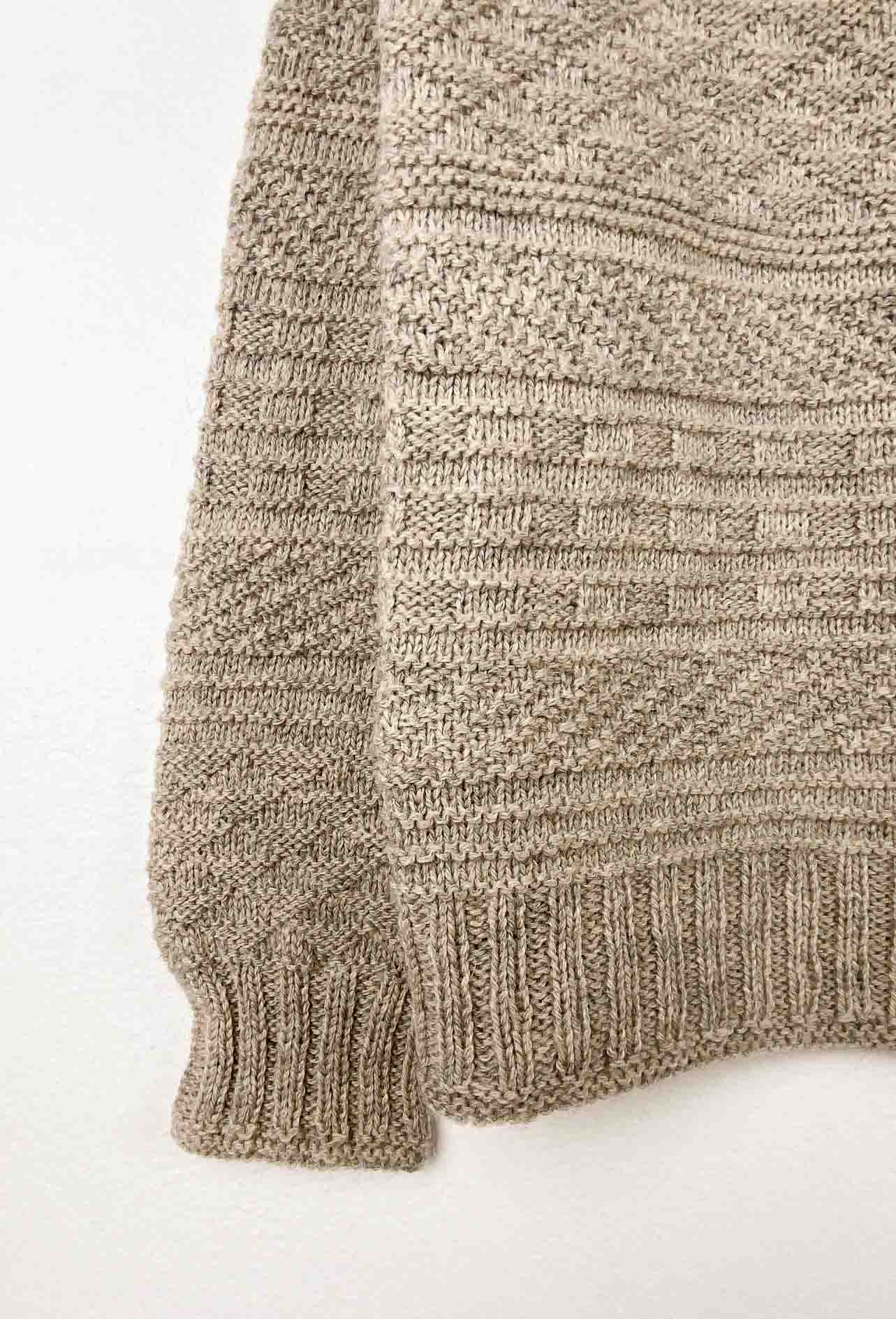 Isager Ancher Sweater kit tricot pull femme laine