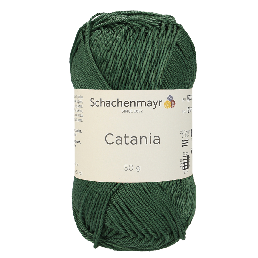Schachenmayr Catania 0419 fil coton 50 g vert Tannenbaum