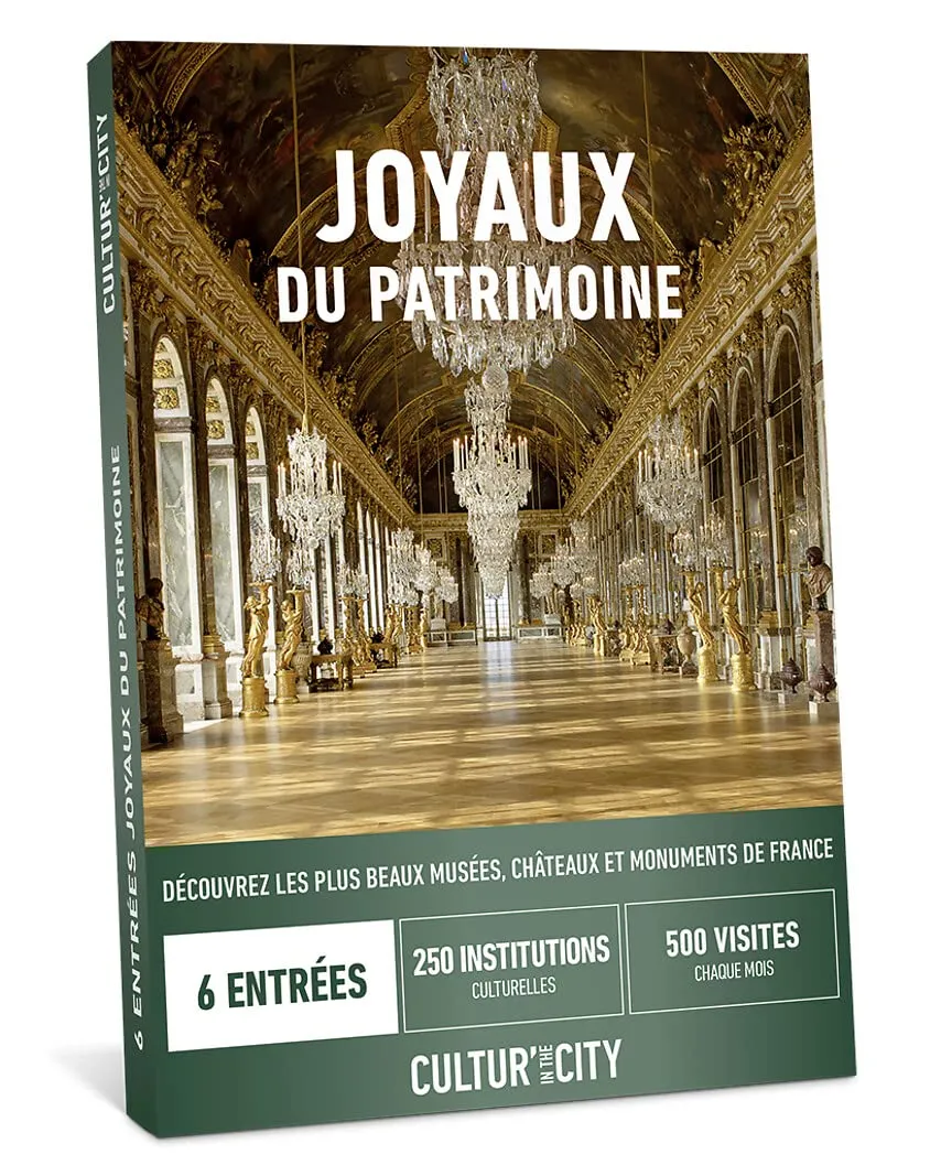 Wonderbox Évènements Culturels Joyaux du Patrimoine coffret musée 6 entrées