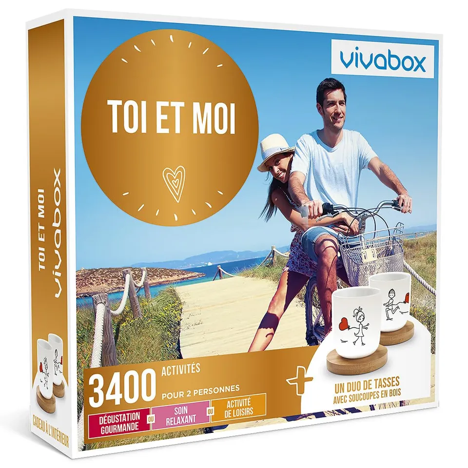Wonderbox Instants à Deux coffret cadeau 2 personnes 3400 activités