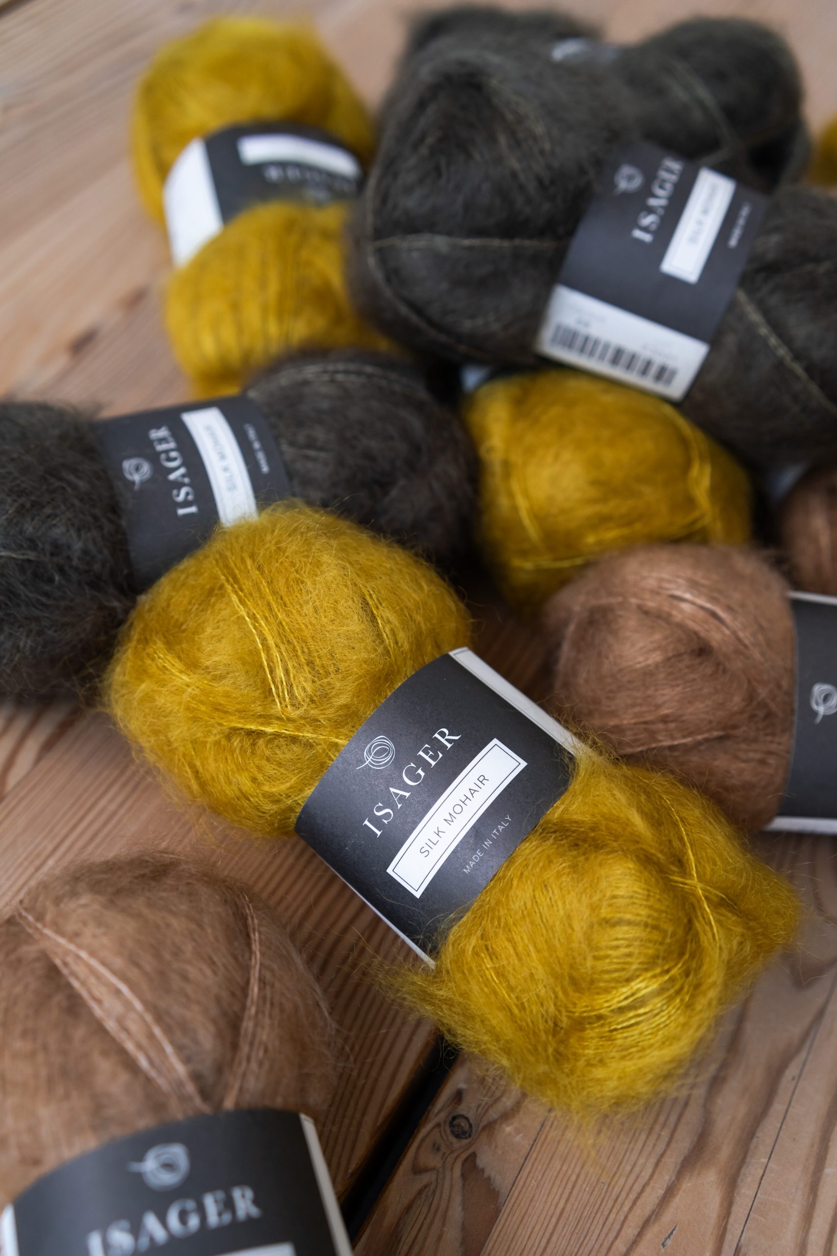 Isager Silk Mohair pelote mohair et soie dentelle