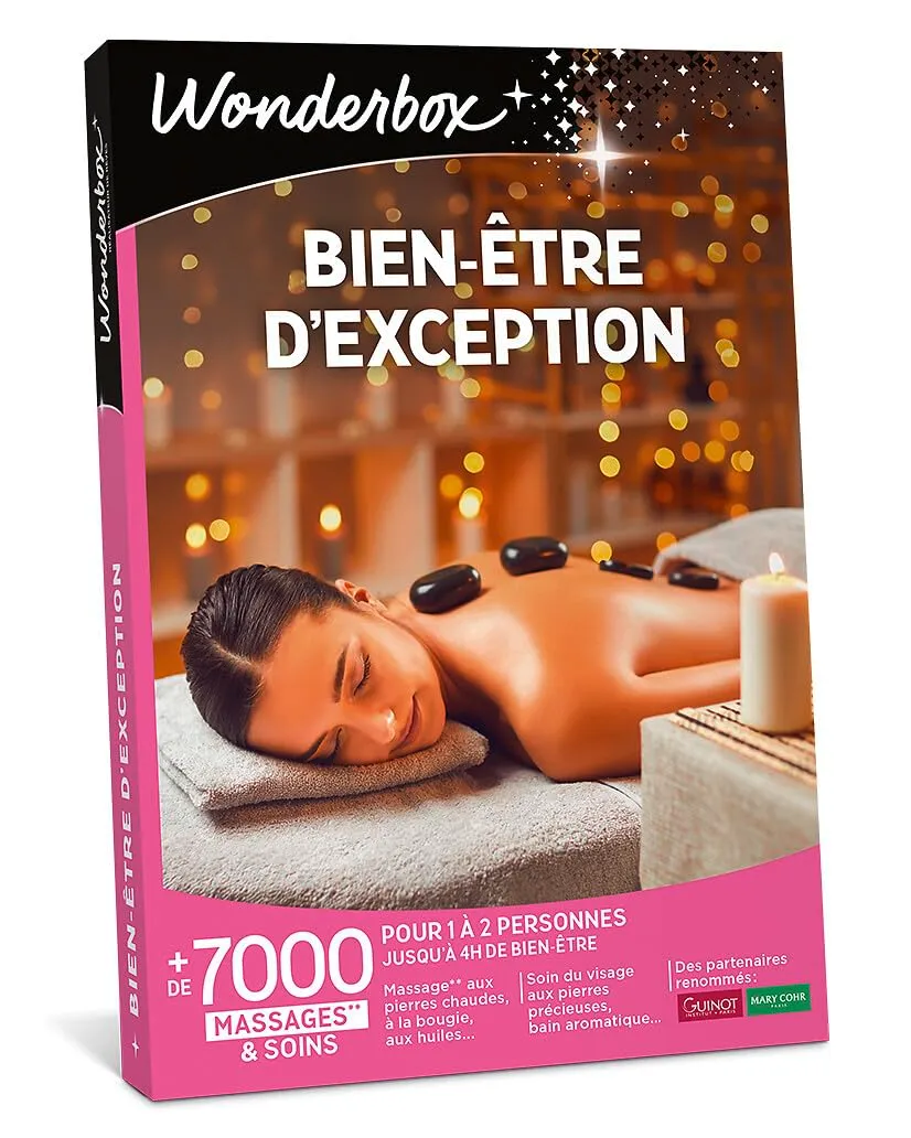 Wonderbox Beauté & bien-être coffret cadeau massage 1 à 2 pers.