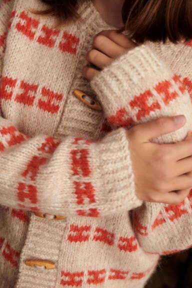 Isager Little Karla kit tricot pull col rond