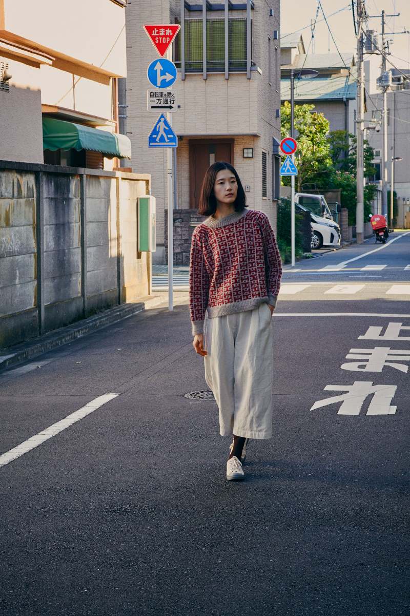 Isager Yarn Kits Denki kit tricot pull laine