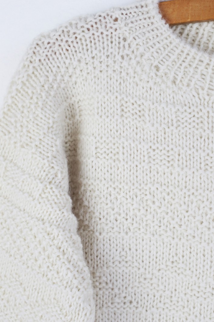 Isager Vendsyssel Sweater kit tricot Kamgarn pull